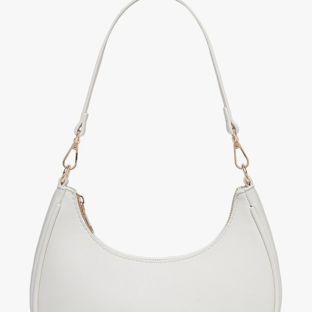 Elegant White Shoulder Bag